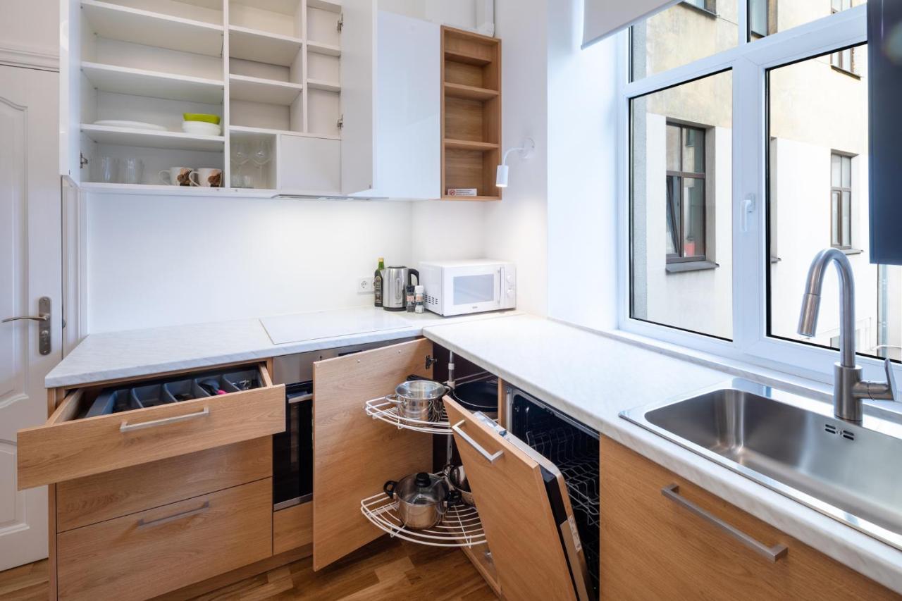 Brivibas House Design Apartments In City Center Riga Extérieur photo